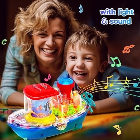 GearShip 3D Transparent Racer With Lights & Motion