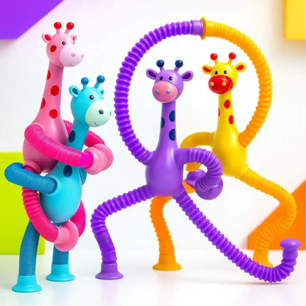 (২ পিস) Telescopic Giraffe Toy